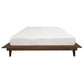 GATSBY WHITE CEDAR PLATFORM BED, QUEEN WALNUT - MyChocolateWood