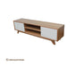 GENOA RETRO STYLE TASSIE OAK TV/ENTERTAINMENT UNIT IN CLEAR LACQUER - MADE TO ORDER - MyChocolateWood