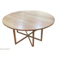 GETANO ROUND BAR TABLE IN SOLID TASSIE OAK CLEAR LACQUER - 150CM DIAMETER - MyChocolateWood