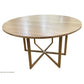 GETANO ROUND BAR TABLE IN SOLID TASSIE OAK CLEAR LACQUER - 150CM DIAMETER - MyChocolateWood