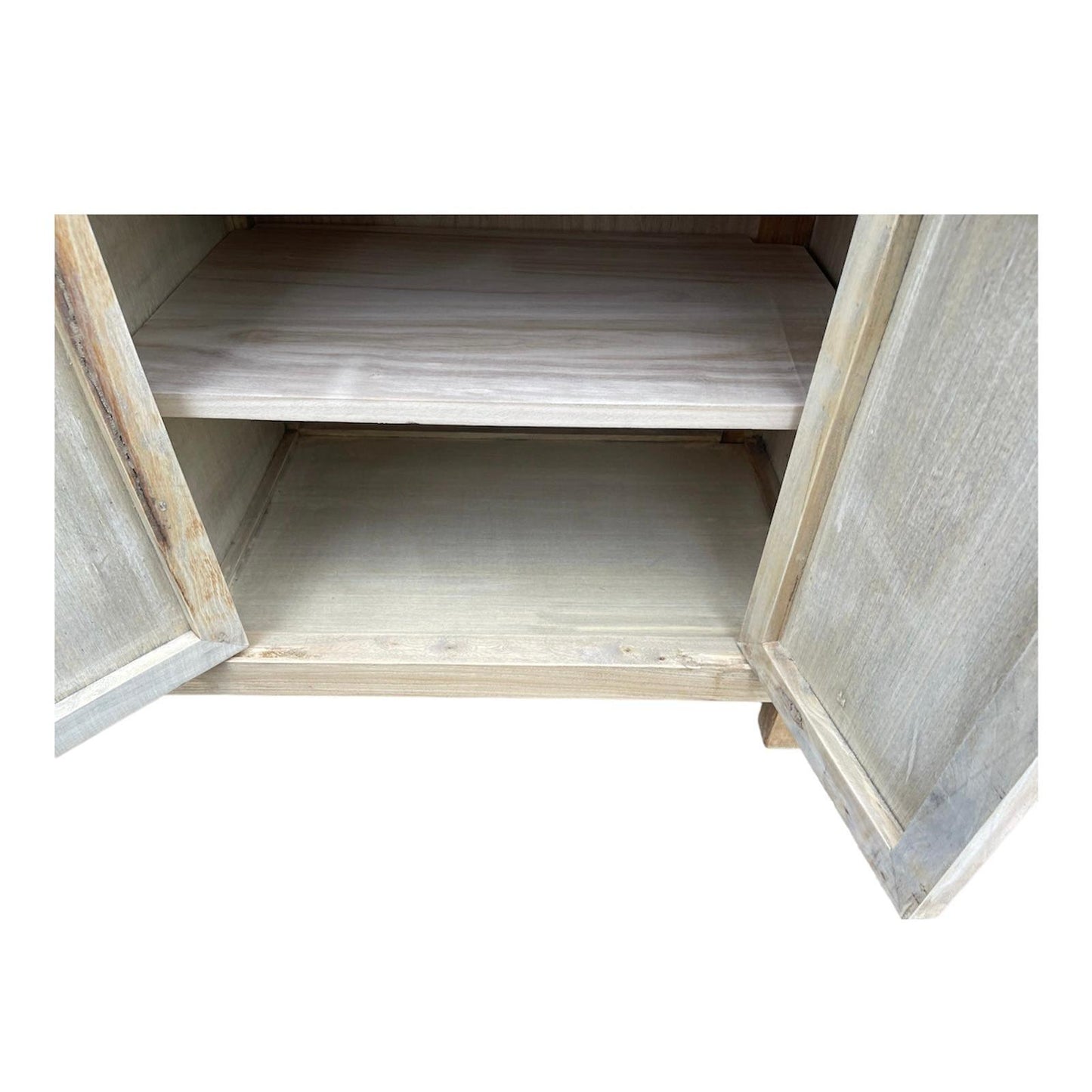 GIBRALTAR 3-DRAWER 6-DOOR SIDEBOARD / BUFFET - CRAFTED FROM RECYCLED ELM - MyChocolateWood