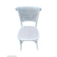 GIBRALTAR ROUND DINING TABLE IN 140CM + 4 MARSEILLE WHITE DINING CHAIRS - MyChocolateWood