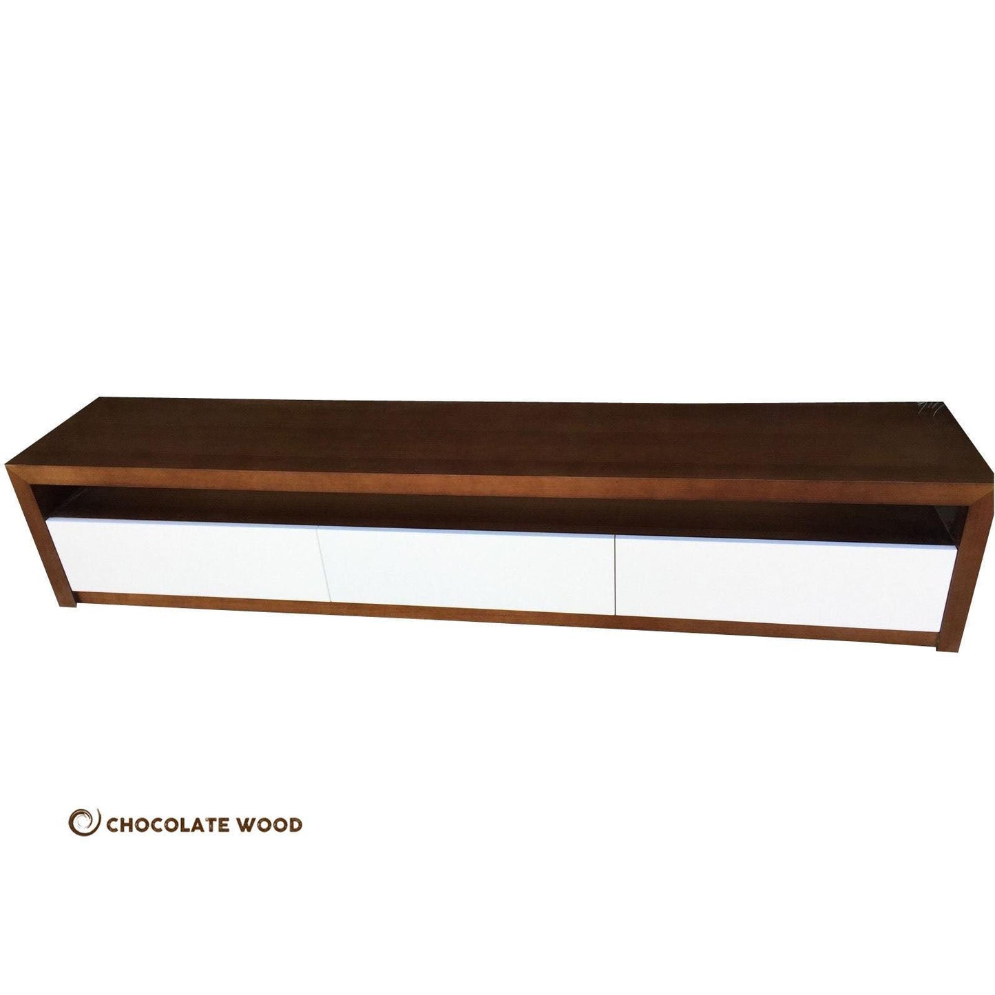 GLENFIELD 3 DRAWER TASSIE OAK TV/ENTERTAINMENT UNIT - MyChocolateWood