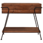 GLENMORE RECYCLED TIMBER CONSOLE TABLE/HALL TABLE WITH STORAGE - MyChocolateWood