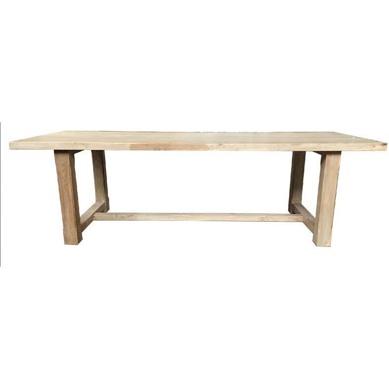 GODFREY RECYCLED ELM  TIMBER  RUSTIC DINING TABLE  200 CM