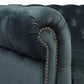 GOTCHA 2-SEATER CHESTERFIELD SOFA IN GREEN VELVET - MyChocolateWood