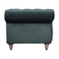 GOTCHA 2-SEATER CHESTERFIELD SOFA IN GREEN VELVET - MyChocolateWood