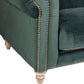 GOTCHA 3-SEATER CHESTERFIELD SOFA IN GREEN VELVET - MyChocolateWood