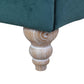 GOTCHA CHESTERFIELD ARMCHAIR IN GREEN VELVET - MyChocolateWood