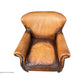 GRACELAND ANTIQUE PREMIUM GRADE LEATHER ARMCHAIR IN CARAMEL - MyChocolateWood