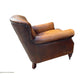 GRACELAND ANTIQUE PREMIUM GRADE LEATHER ARMCHAIR IN CARAMEL - MyChocolateWood