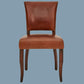GRANADA VINTAGE LEATHER DINING CHAIR - MyChocolateWood