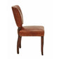 GRANADA VINTAGE LEATHER DINING CHAIR - MyChocolateWood