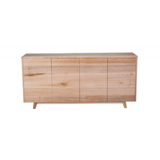 GRANVILLE TASSIE OAK BUFFET/SIDEBOARD 4 DOORS & 1 HIDDEN DRAWER NATURAL - MyChocolateWood