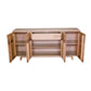 GRANVILLE TASSIE OAK BUFFET/SIDEBOARD 4 DOORS & 1 HIDDEN DRAWER NATURAL - MyChocolateWood