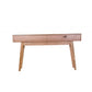 GRANVILLE TASSIE OAK CONSOLE TABLE/HALL TABLE WITH 2 DRAWERS - MyChocolateWood