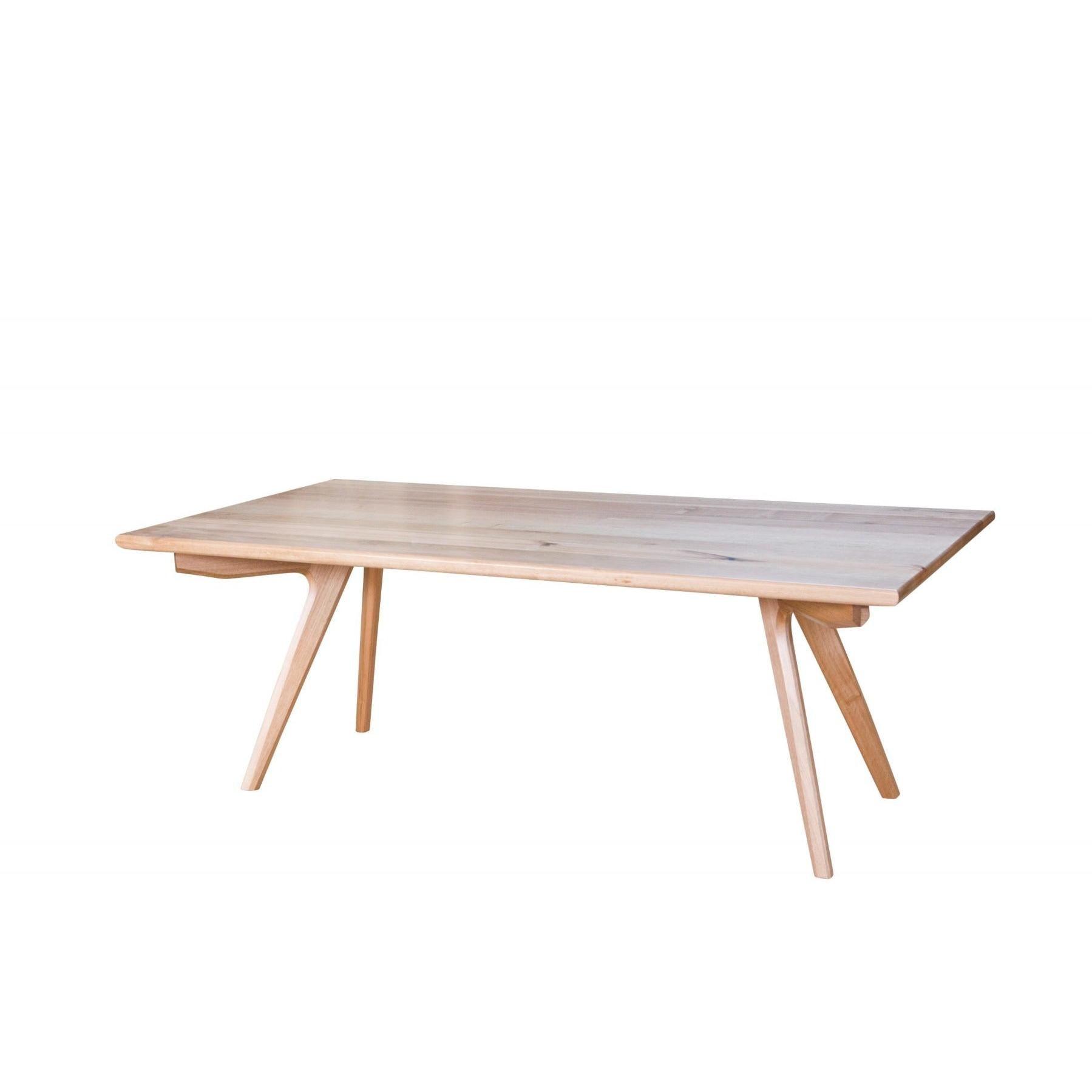 GRANVILLE TASSIE OAK RECTANGULAR DINING TABLE 180CM - MyChocolateWood