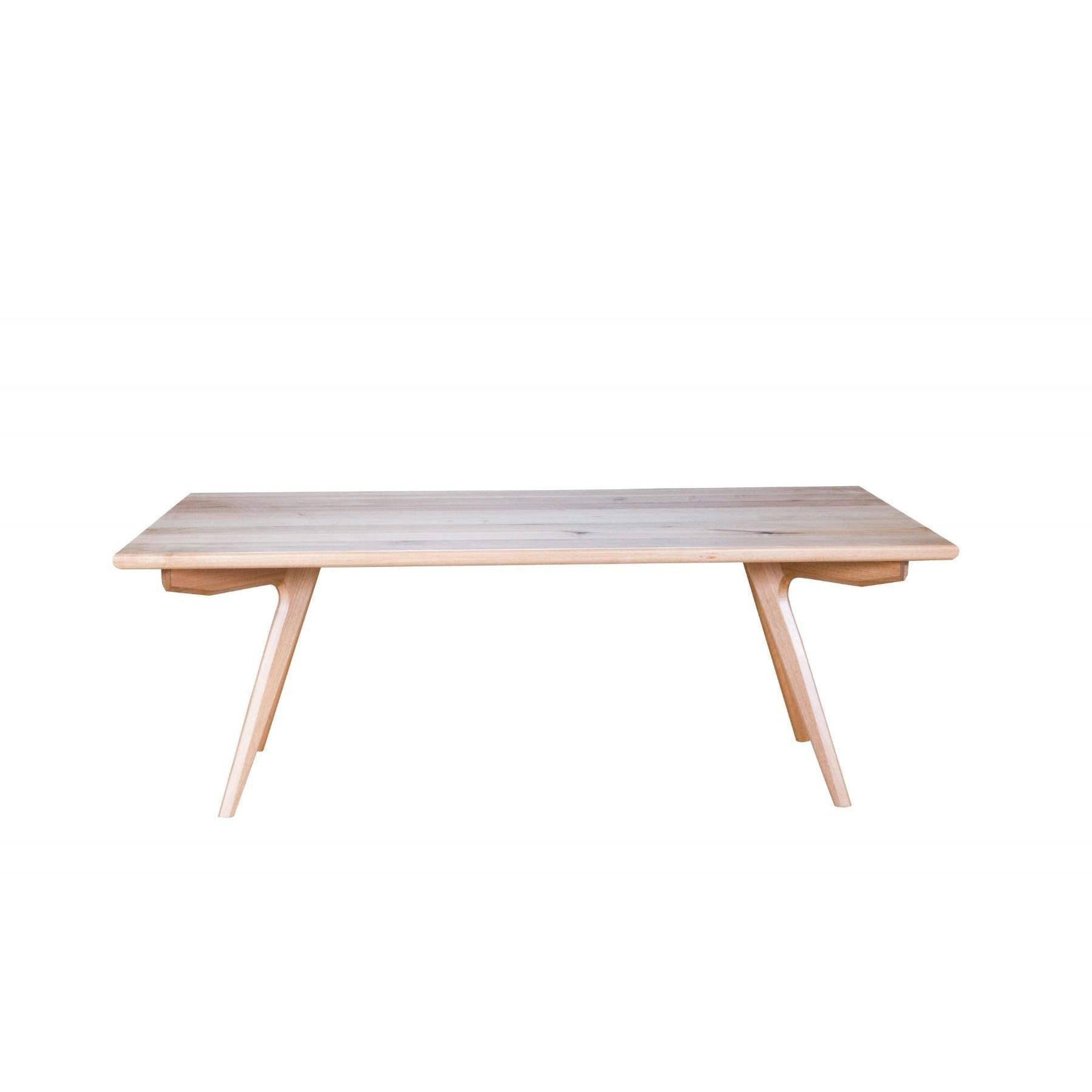 GRANVILLE TASSIE OAK RECTANGULAR DINING TABLE 210CM - MyChocolateWood