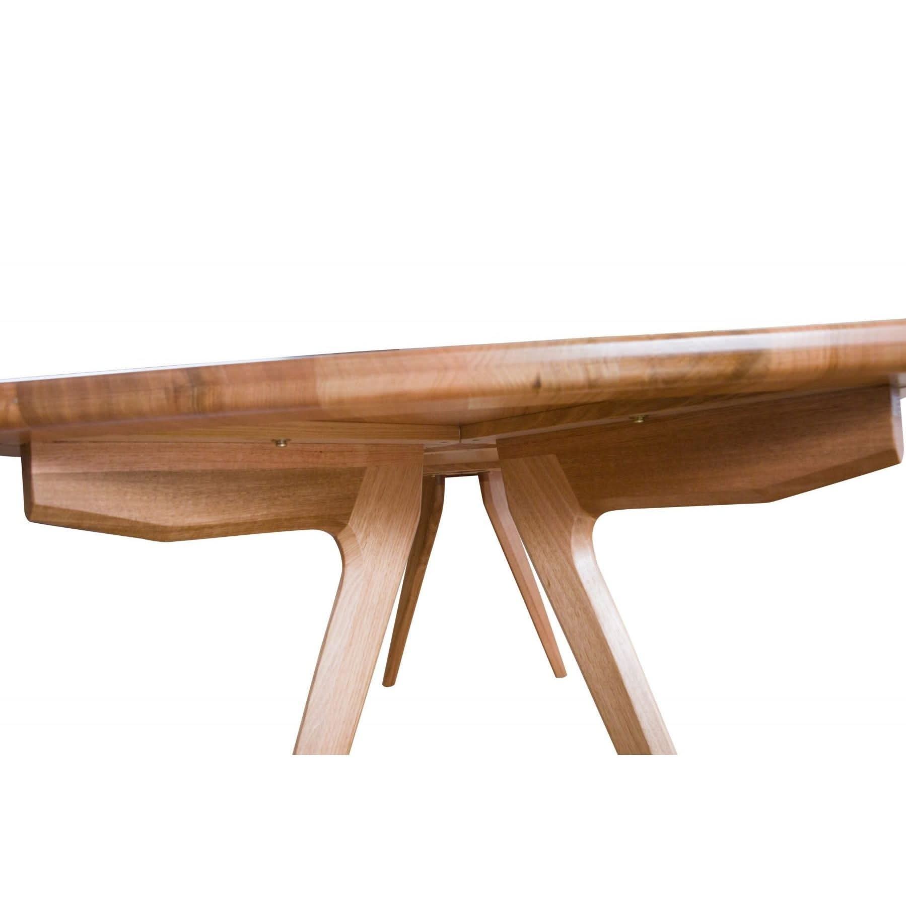 GRANVILLE TASSIE OAK RECTANGULAR DINING TABLE 2400MM - MyChocolateWood