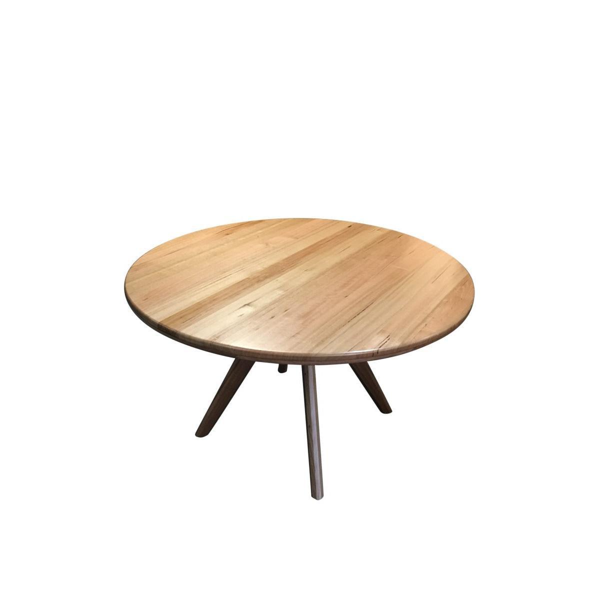 GRANVILLE TASSIE OAK ROUND DINING TABLE 130CM DIAMETER - MyChocolateWood
