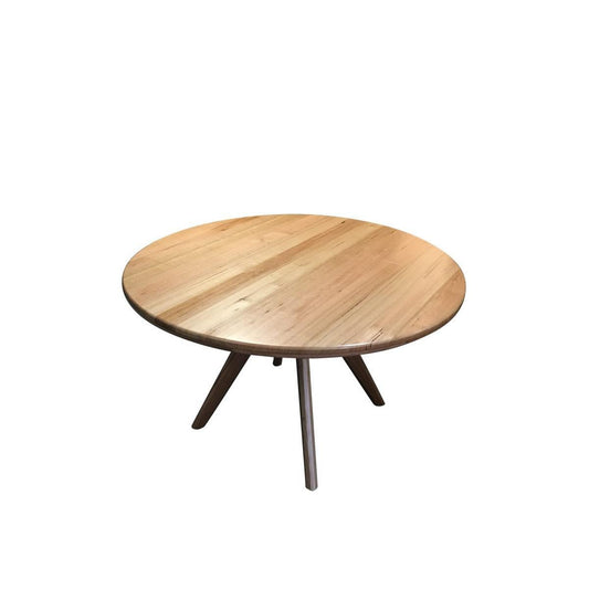 GRANVILLE TASSIE OAK ROUND DINING TABLE 130CM DIAMETER - MyChocolateWood