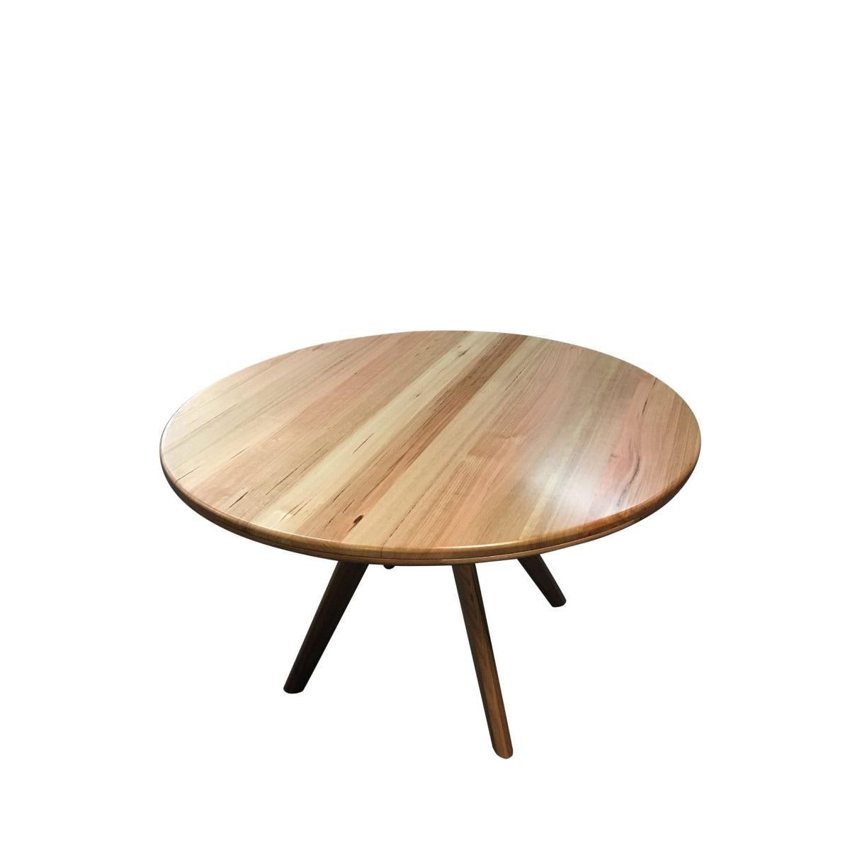 GRANVILLE TASSIE OAK ROUND DINING TABLE 130CM DIAMETER - MyChocolateWood