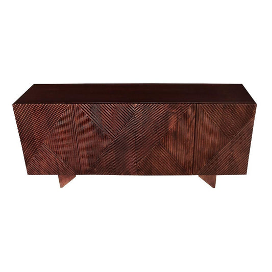 GWYNETH BUFFET/SIDEBOARD IN SOLID MANGO WOOD - MyChocolateWood
