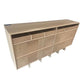 GYMEA AMERICAN OAK BUFFET 4 DOORS & 2 DRAWERS - FLOOR STOCK CLEARANCE - MyChocolateWood