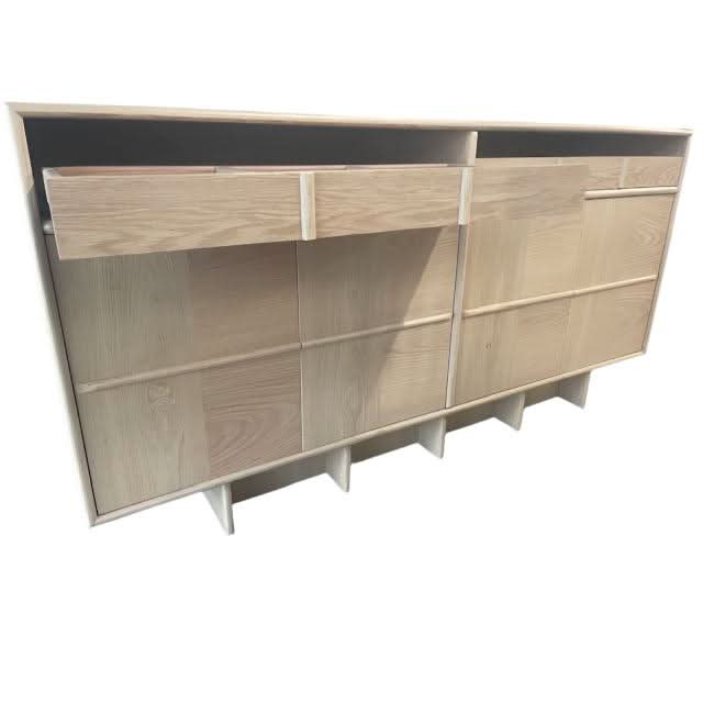 GYMEA AMERICAN OAK BUFFET 4 DOORS & 2 DRAWERS - FLOOR STOCK CLEARANCE - MyChocolateWood