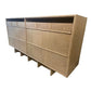 GYMEA AMERICAN OAK BUFFET 4 DOORS & 2 DRAWERS - FLOOR STOCK CLEARANCE - MyChocolateWood
