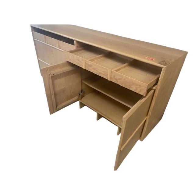 GYMEA AMERICAN OAK BUFFET 4 DOORS & 2 DRAWERS - FLOOR STOCK CLEARANCE - MyChocolateWood