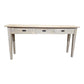 HAMPTON GREYWASHED OAK HALL TABLE CONSOLE 180CM - MyChocolateWood