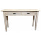 HAMPTON GREYWASHED OAK HALL TABLECONSOLE 140CM - MyChocolateWood