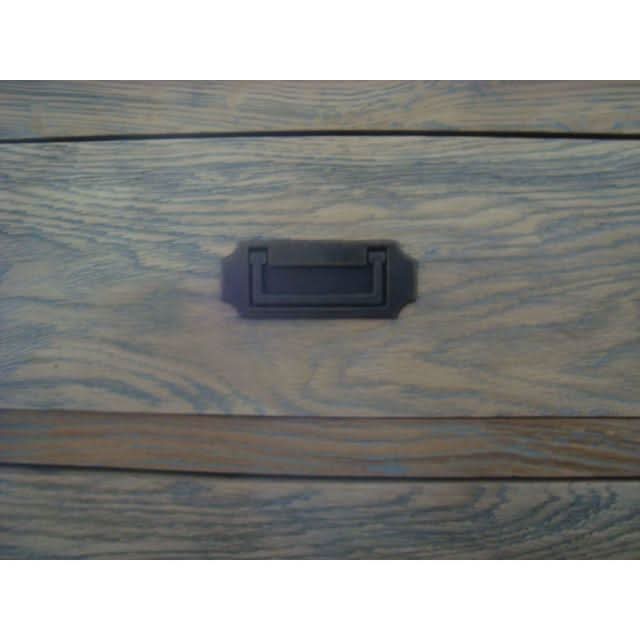 HAMPTON GREYWASHED OAK SIDE TABLE 55CM - MyChocolateWood