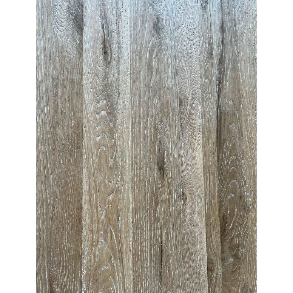 HAMPTON WHITEWASHED OAK DINING TABLE 180CM - MyChocolateWood