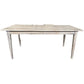 HAMPTONS SOLID OAK STYLE DINING TABLE IN WHITEWASH COLOUR 180CM - MyChocolateWood