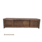 HAVANA TASSIE OAK SLIDING DOORS TV UNIT 180CM - MyChocolateWood
