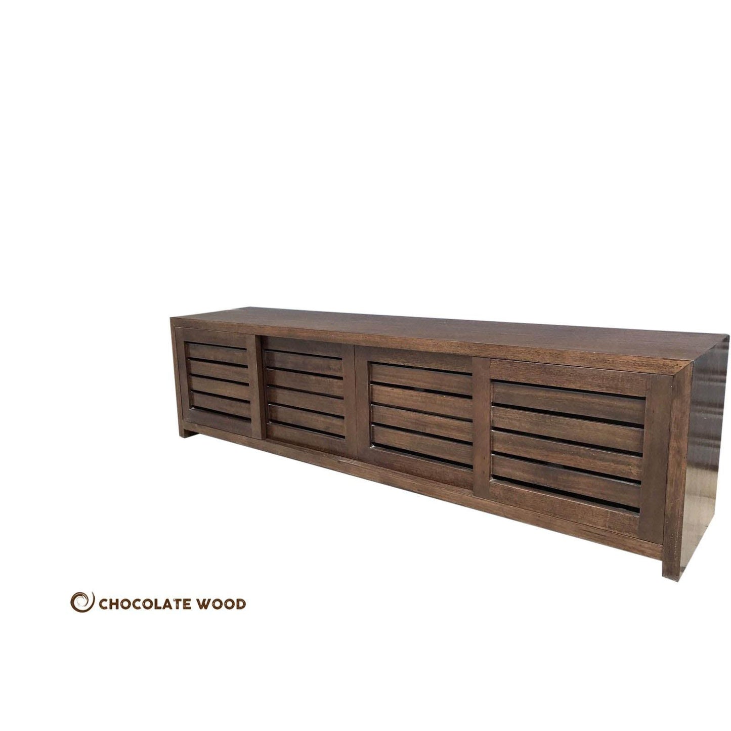 HAVANA TASSIE OAK SLIDING DOORS TV UNIT 180CM - MyChocolateWood