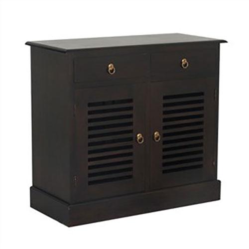 HAWAII SOLID MAHOGANY 2 DOOR 2 DRAWER BUFFET - CHOCOLATE COLOUR - MyChocolateWood