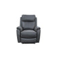 HAWES 3 PIECE ELECTRIC RECLINER 3-SEATER SOFA & 2 ARMCHAIRS GUNMETAL COLOUR - MyChocolateWood