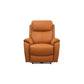 HAWES 3 PIECE ELECTRIC RECLINER 3-SEATER SOFA & 2 ARMCHAIRS TANGERINE COLOUR - MyChocolateWood
