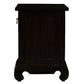 HIROKO OPIUM STYLE LEG 1 DRAW & 1 SHELF BEDISDE TABLE - CHOCOLATE - MyChocolateWood