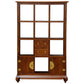 HIROKO SOLID MAHOGANY CHINESE STYLE 2 DOORS & 4 DRAWERS DISPLAY UNIT IN MAHOGANY - MyChocolateWood