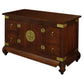 HIROKO SOLID MAHOGANY CHINESE STYLE BUFFET/SIDEBOARD 2 DOORS & 4 DRAWERS -MAHOGANY 120CM - MyChocolateWood