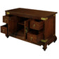HIROKO SOLID MAHOGANY CHINESE STYLE BUFFET/SIDEBOARD 2 DOORS & 4 DRAWERS -MAHOGANY 120CM - MyChocolateWood