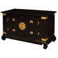 HIROKO SOLID MAHOGANY CHINESE STYLE BUFFET/SIDEBOARD2 DOORS 4 DRAWERS IN CHOCOLATE - MyChocolateWood