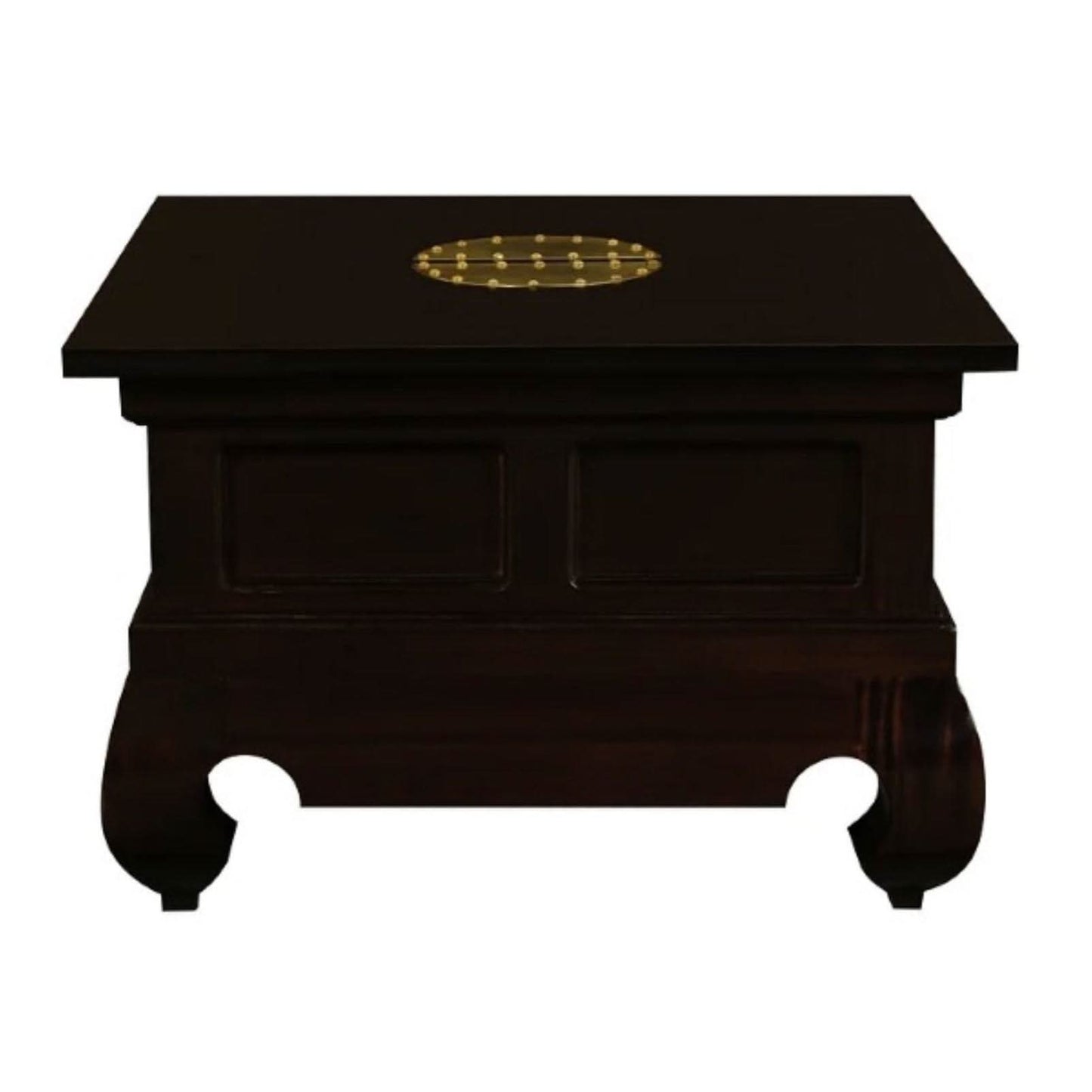 HIROKO SOLID MAHOGANY CHINESE STYLE LAMP TABLE IN CHOCOLATE - MyChocolateWood