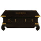 HIROKO SOLID MAHOGANY CHINESE STYLE RECTANGULAR COFFEE TABLE 4 DRAWERS IN CHOCOLATE COLOUR - MyChocolateWood