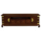 HIROKO SOLID MAHOGANY CHINESE STYLE TV UNIT 2 DOORS & 4 DRAWERS IN MAHOGANY 190CM - MyChocolateWood
