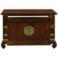 HIROKO SOLID MAHOGANY CHINESE STYLE TV UNIT IN MAHOGANY 97CM - MyChocolateWood